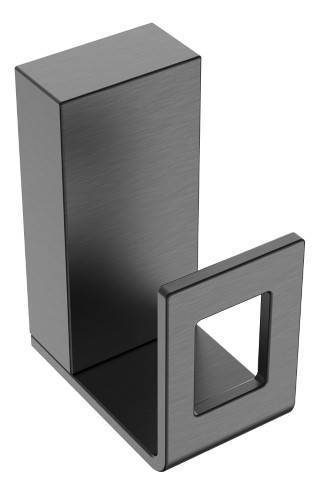 Крючок для ванной подвесной Boheme Q оружейная сталь 10946-GM