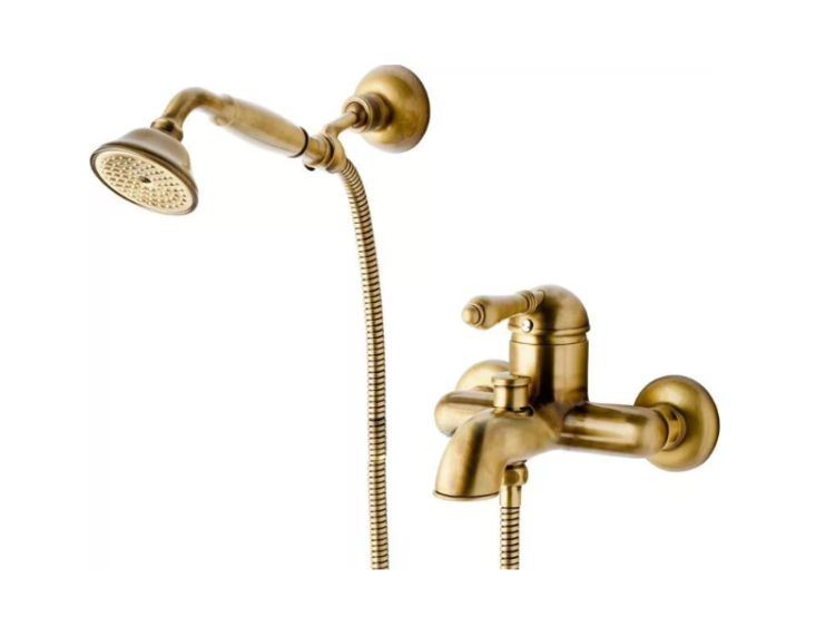 Смеситель для ванны и душа Nicolazzi El Capitan однорычажный бронза 3401BZ75