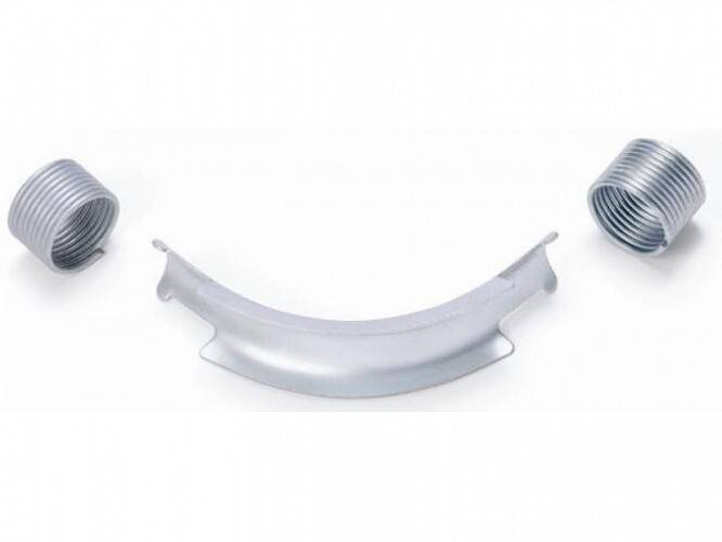 Фиксатор поворота 90° REHAU 32 мм оцинкованная сталь с кольцами 12611531001