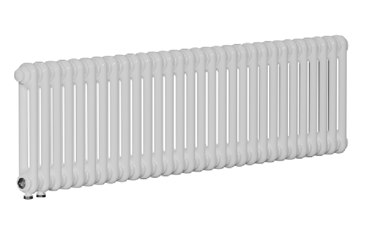 Радиатор трубчатый RIFAR TUBOG VENTIL 2037 26 секций нижнее подключение 2037-26-DV1 RAL 9016