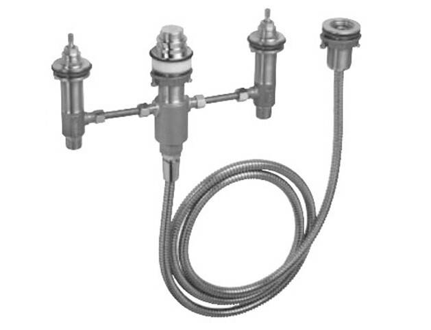 Скрытая часть для смесителя на борт ванны на 3 отверстия Hansgrohe 13244180