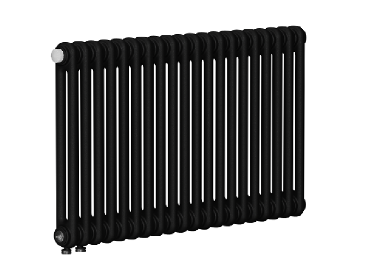 Радиатор трубчатый RIFAR TUBOG VENTIL 2057 22 секции 2-х трубчатый нижнее подключение 3/4 антрацит матовый 2057-22-DV1AN