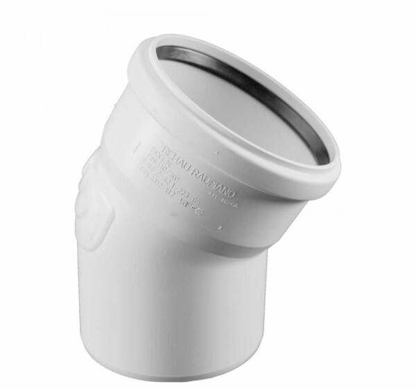 Отвод REHAU RAUPIANO Plus 30° 50 мм полипропилен 11211041003