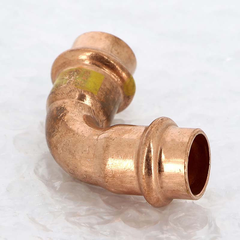 Отвод пресс медный Viega Profipress G 15 мм 90° 345464