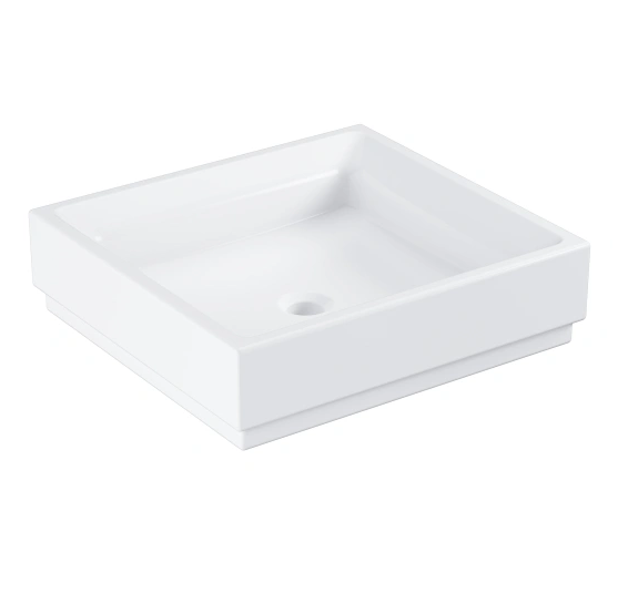 Раковина накладная Grohe Cube Ceramic 500х470х130 мм 3948100H
