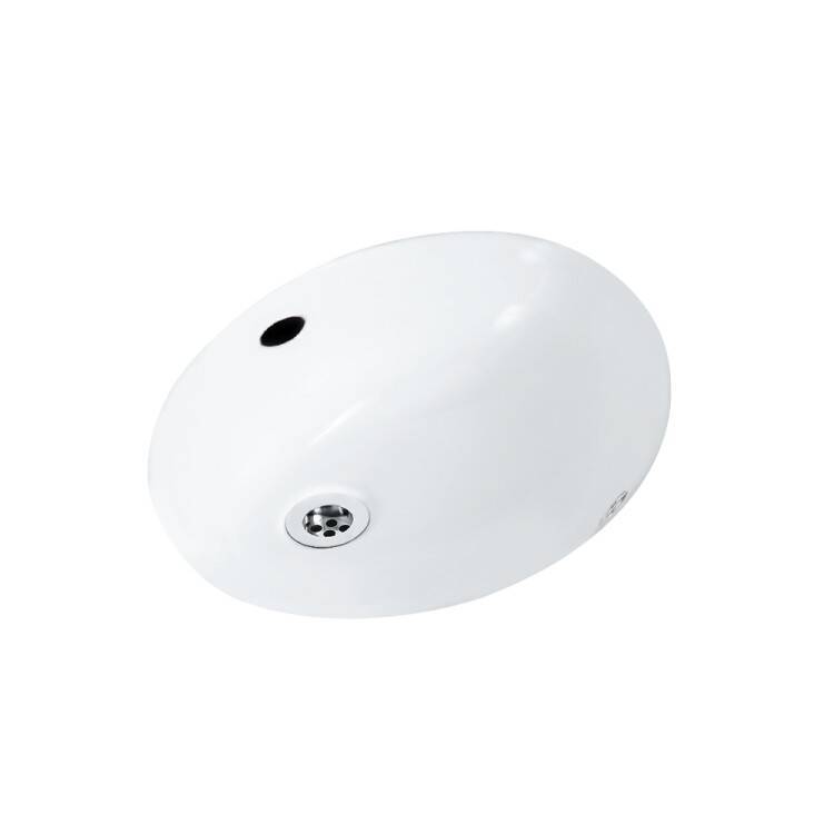 Раковина Jaquar Continental 595x420x200 мм без отверстия под смеситель белая CNS-WHT-705