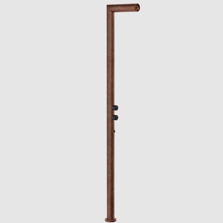 Душевая стойка, Gessi, Outdoor, уличная, на 2 выхода, цвет-Corten