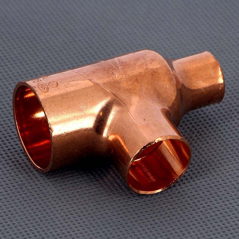 Тройник медный под пайку Viega 28х22х15 мм 112943