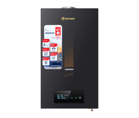 Водонагреватель газовый проточный Thermex S 20 MD Art Black 10 л/мин 7696