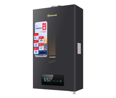 Водонагреватель газовый проточный Thermex S 20 MD Art Black 10 л/мин 7696