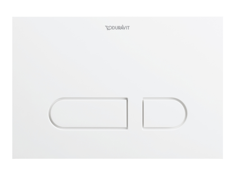 Клавиша смыва Duravit DuraSystem для унитаза 217х146.5 мм белый WD5008011000