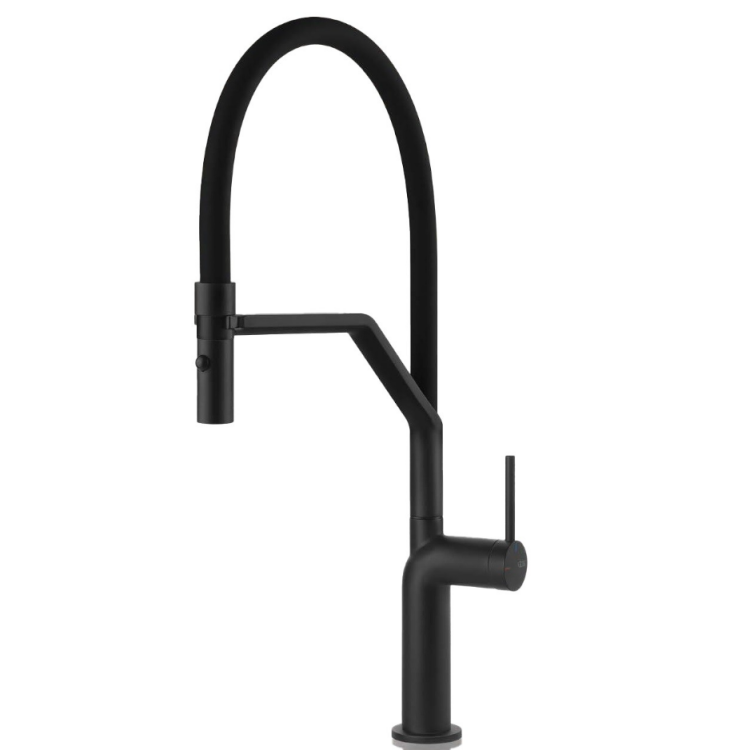 Смеситель для кухни Gessi Stelo Collection черный матовый 60315299