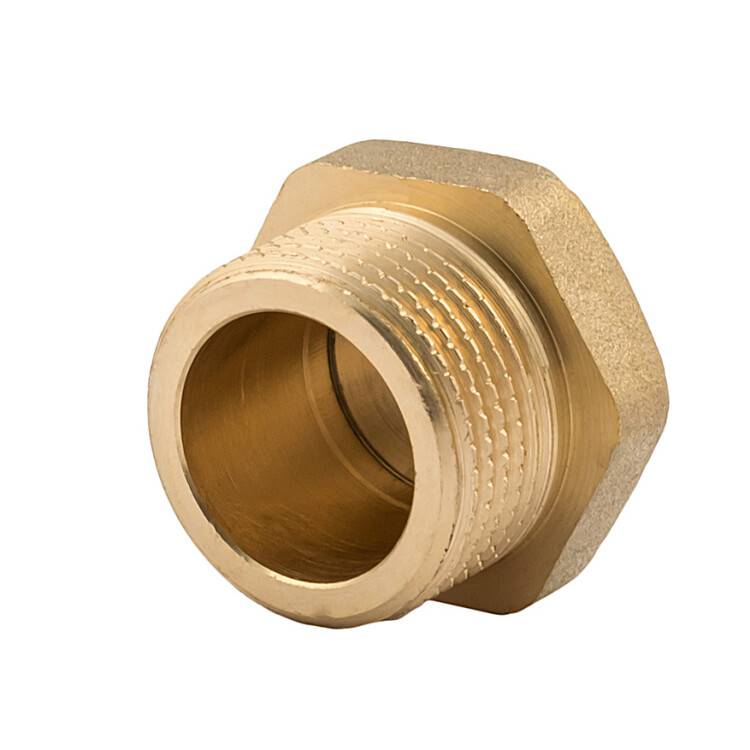 Заглушка с наружной резьбой Metalit 1/2 латунь EBF0112