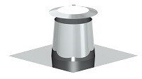 Проход через плоскую кровлю Jeremias DW-FU нерж. фартук диаметр 100 мм DW52100