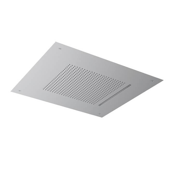 Верхний душ Almar Velvet 498x498 мм потолочный встраиваемый Mirror Stainless Steel E044280MS