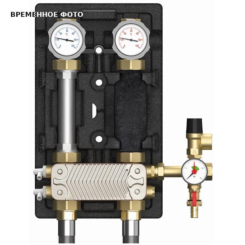 Насосная группа Meibes UK 1 с теплообменником 30 пластин без насоса M45811.30EA