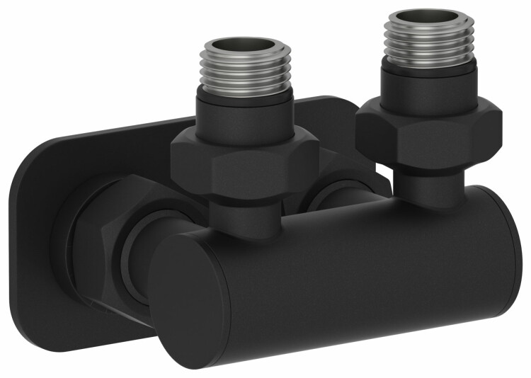 Модуль угловой Сунержа EU50 для водяных полотенцесушителей тёмный титан муар 1515361234