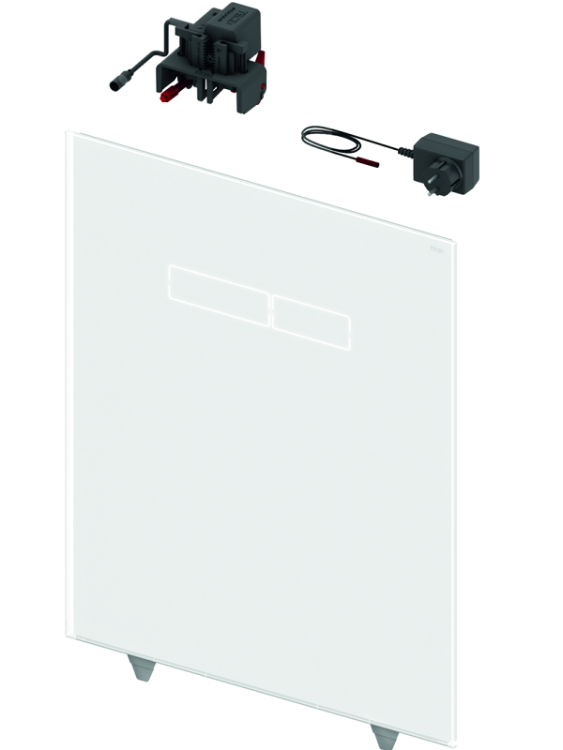 Панель смыва для унитаза TECE TECElux 430x555 мм белый 9650002