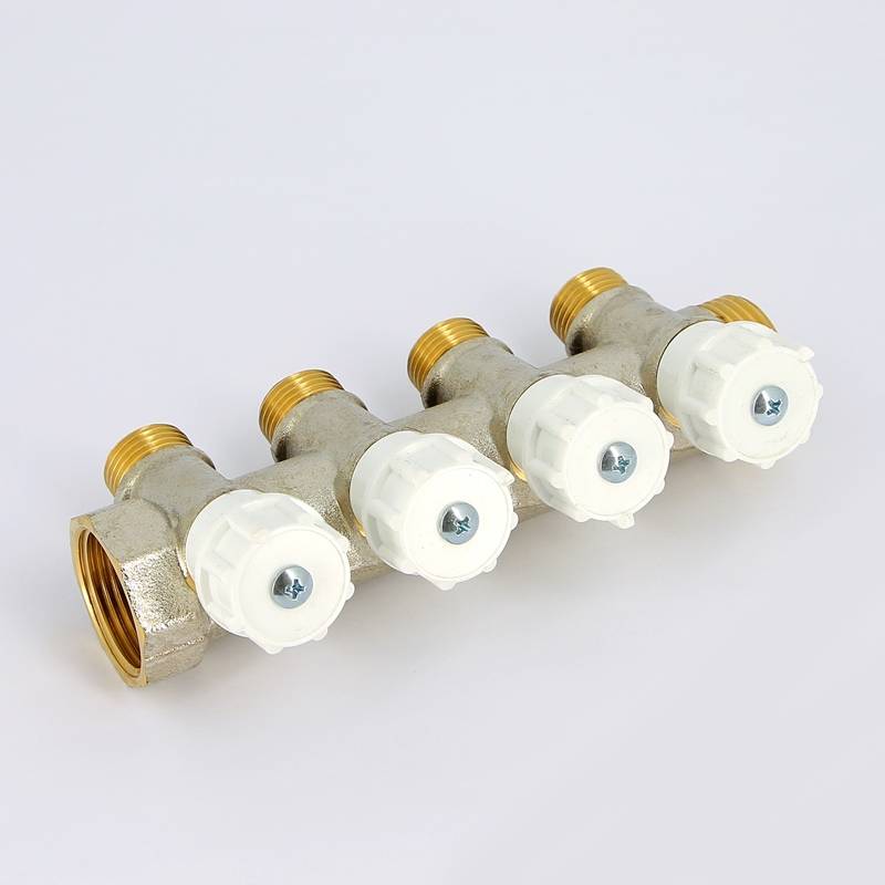 Коллектор никелированный Itap 465 1 НВ 4 выхода 1/2 Н 38 мм 465 1-4