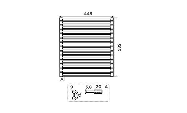 Ролл-мат OMOIKIRI ROLL-05-IN нержавеющая сталь 4997006