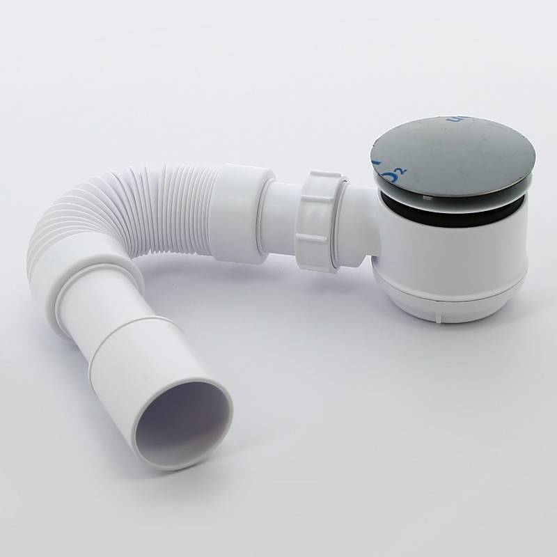 Сифон для поддона McAlpine бутылочный 50-75 мм высота 65 мм выход 40/50 мм MRS6C-SLF-65