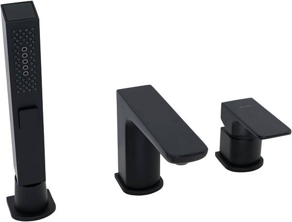 Смеситель на борт ванны Allen Brau Infinity черный матовый 5.21008-31