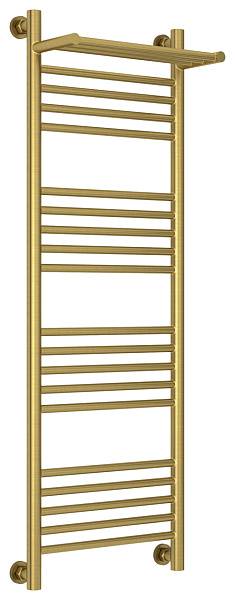 Полотенцесушитель водяной Сунержа Богема+ с 1 полкой 400x1200 мм состаренная латунь 051-0223-1240