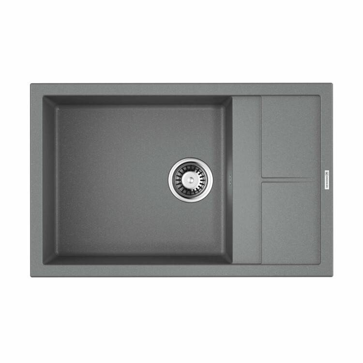 Мойка кухонная OMOIKIRI Sumi 78-U/IF 780x500 мм ленинградский серый 4993563
