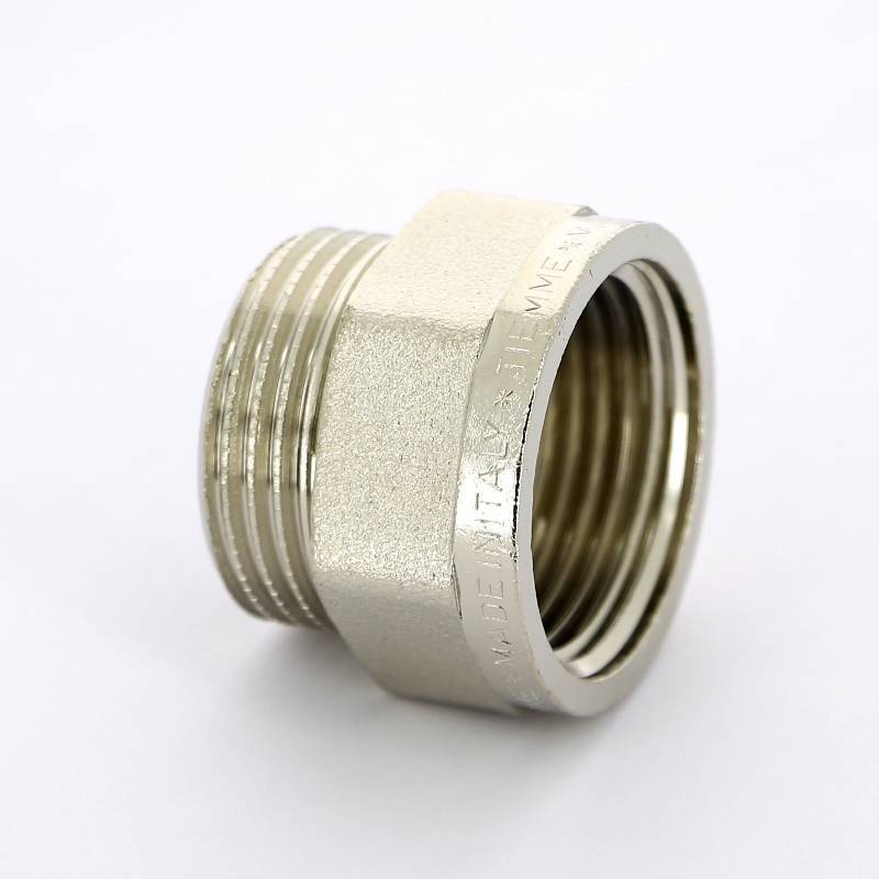 Переходник НВ Tiemme 3/8 никелированный 1500606