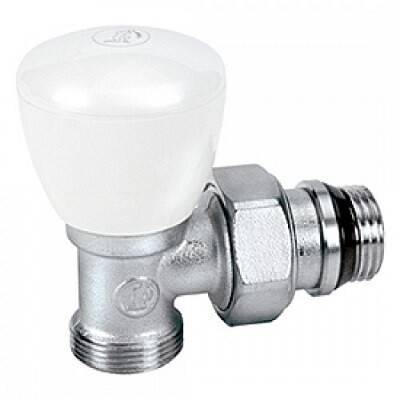 Клапан радиаторный ручной угловой Giacomini R25 1/2x16 хромированный R25X033