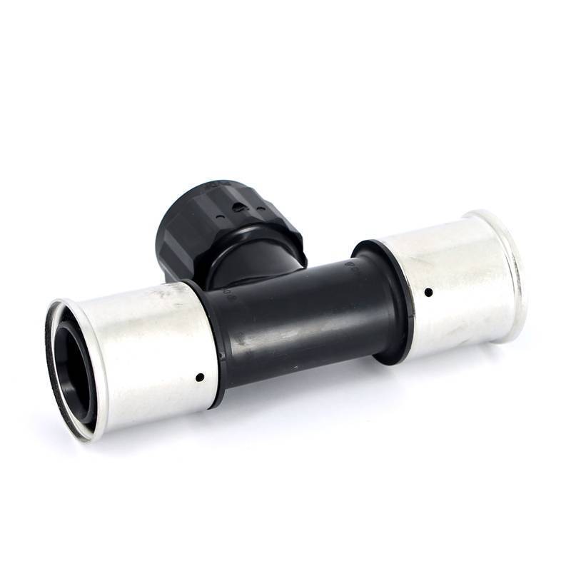 Тройник пресс с внутренней резьбой Henco PVDF 40х1х40 мм 13PK-400640