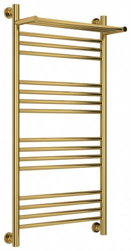 Полотенцесушитель водяной Сунержа Богема с 1 полкой 500х1000 мм золото 03-0223-1050