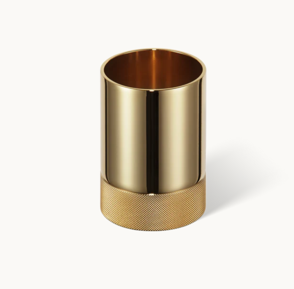 Стакан Decor Walther Kristal настольный 65x65x95 мм золото 0855020