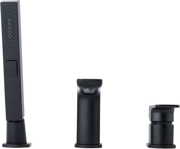 Смеситель на борт ванны Allen Brau Infinity черный матовый 5.21008-31