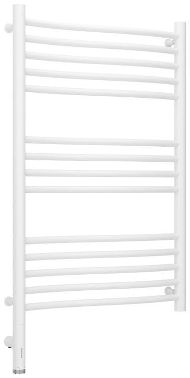 Электрический полотенцесушитель Сунержа Флюид 3.0 924x532 мм МЭМ нижнее слева белый матовый 30-5820-8050