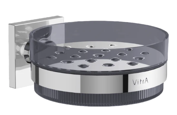 Мыльница VitrA Root 110х136х54 мм хром A44812