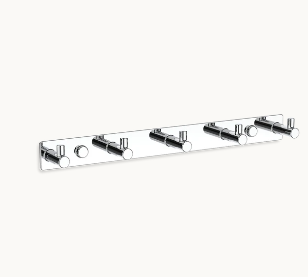 Крючок-планка Decor Walther BASIC 5 крючков 300 мм хром 0530500
