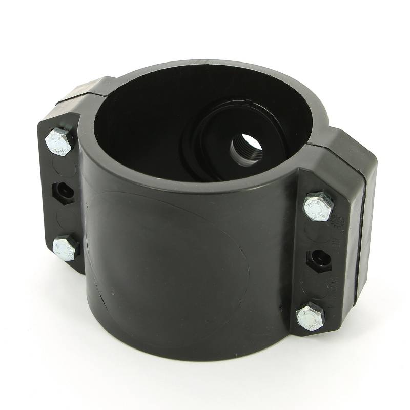 Седловая врезка Unidelta 110х3/4 4 болта для труб ПНД 1019110003