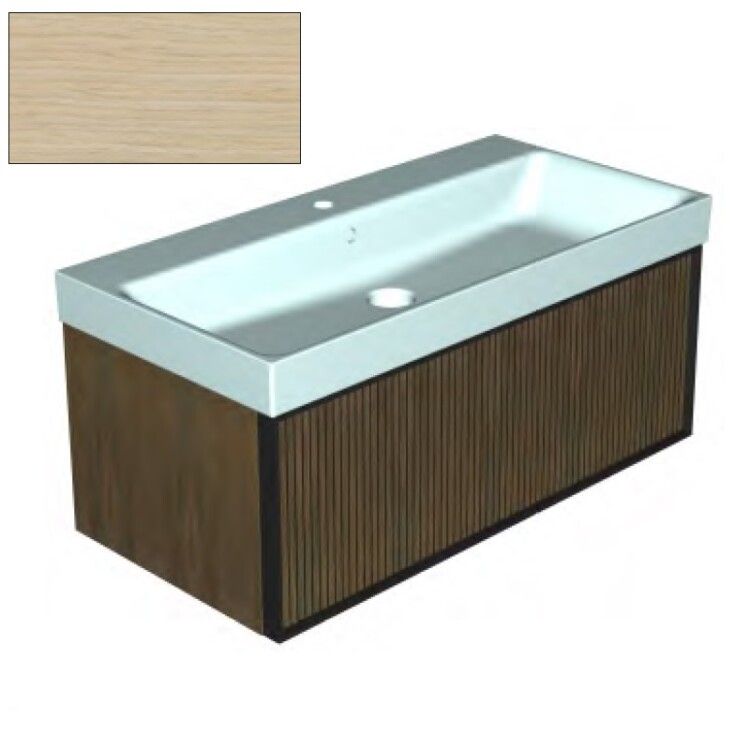 Тумба под раковину Verona Style Quadro 1000x500x450 мм подвесная QR106W20