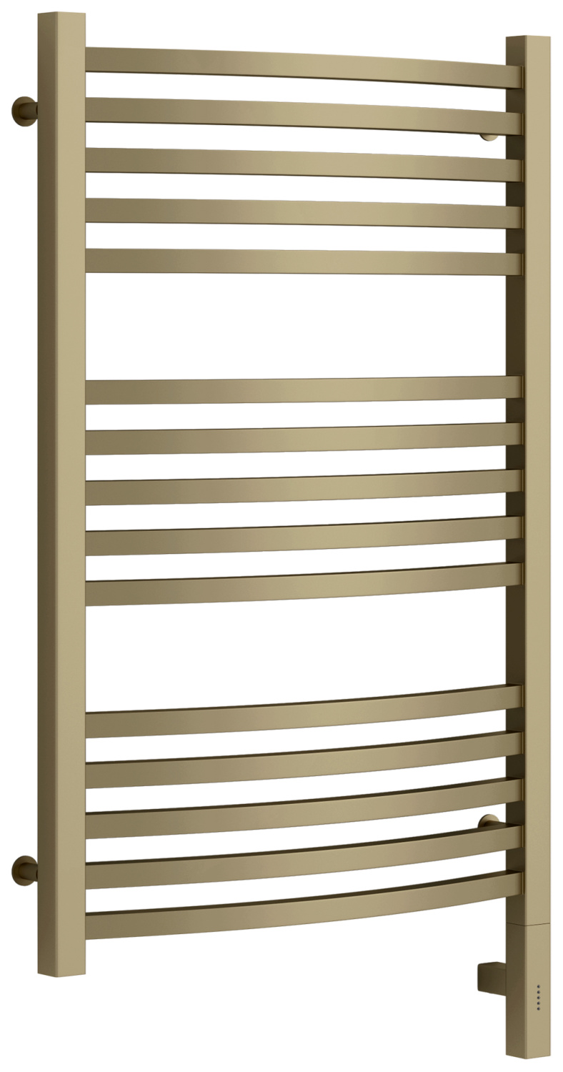 Полотенцесушитель электрический Сунержа Аркус 3.0 530x920 мм правый золотой шёлк матовый 32-5705-8050