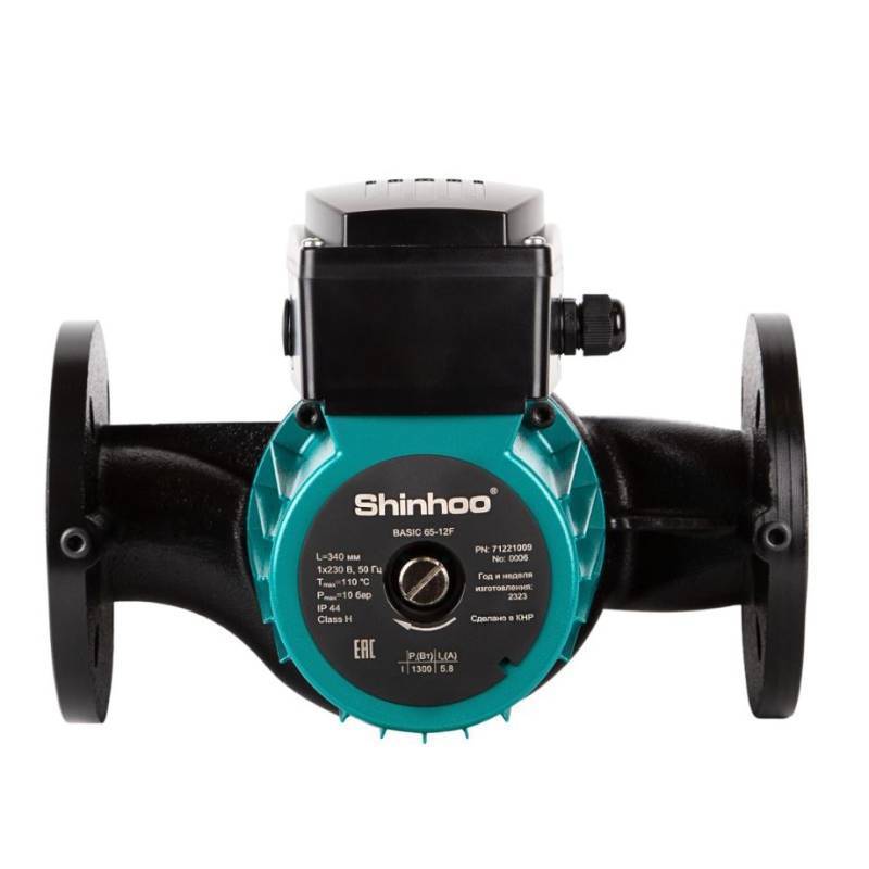 Насос циркуляционный фланцевый Shinhoo BASIC 40-16F 220 В 71221004