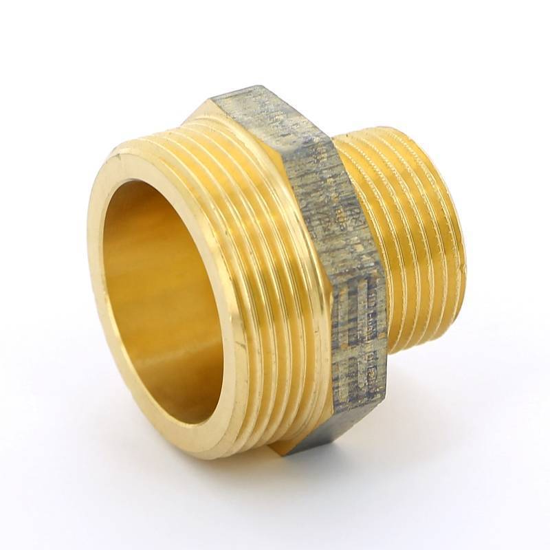 Ниппель переходной бронзовый Viega 1 1/2 x 1 458843