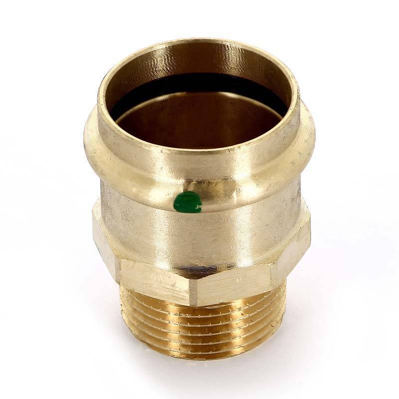 Муфта переходная пресс-Н Viega Sanpress бронза 35x1 297947