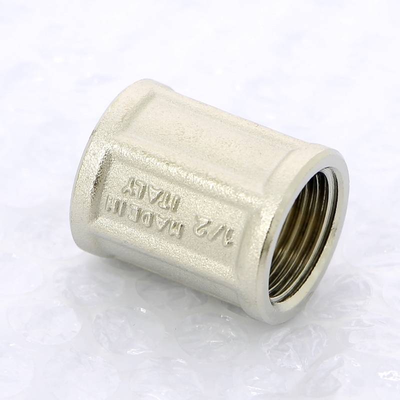 Муфта резьбовая никелированная Tiemme ВР-ВР 1/2 1500136