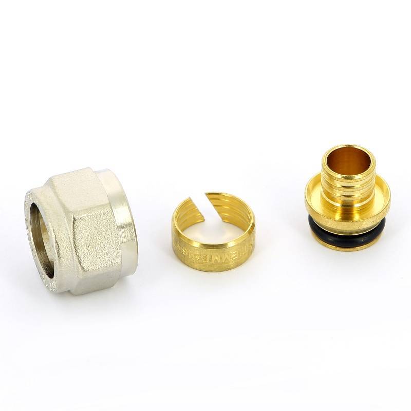 Соединитель обжимной Uni-Fitt 16x2.0 мм - 1/2 конус для полиэтиленовых труб 681N1612