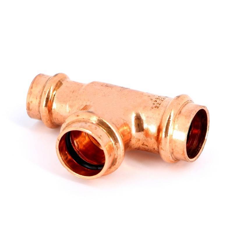 Тройник пресс IBP >B< Press 22х22х18 мм медь P5130 02222018