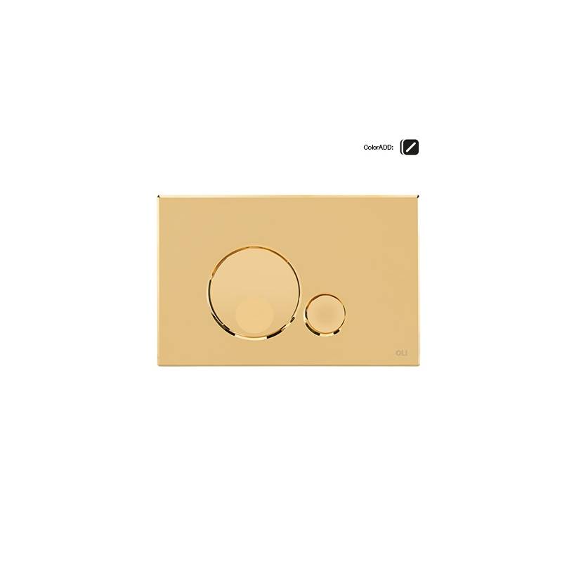 Кнопка смыва OLI GLOBE золото 152954