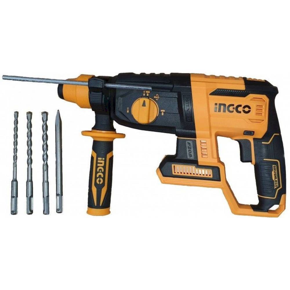 Перфоратор аккумуляторный INGCO CRHLI 20 В 2.2 Дж CRHLI