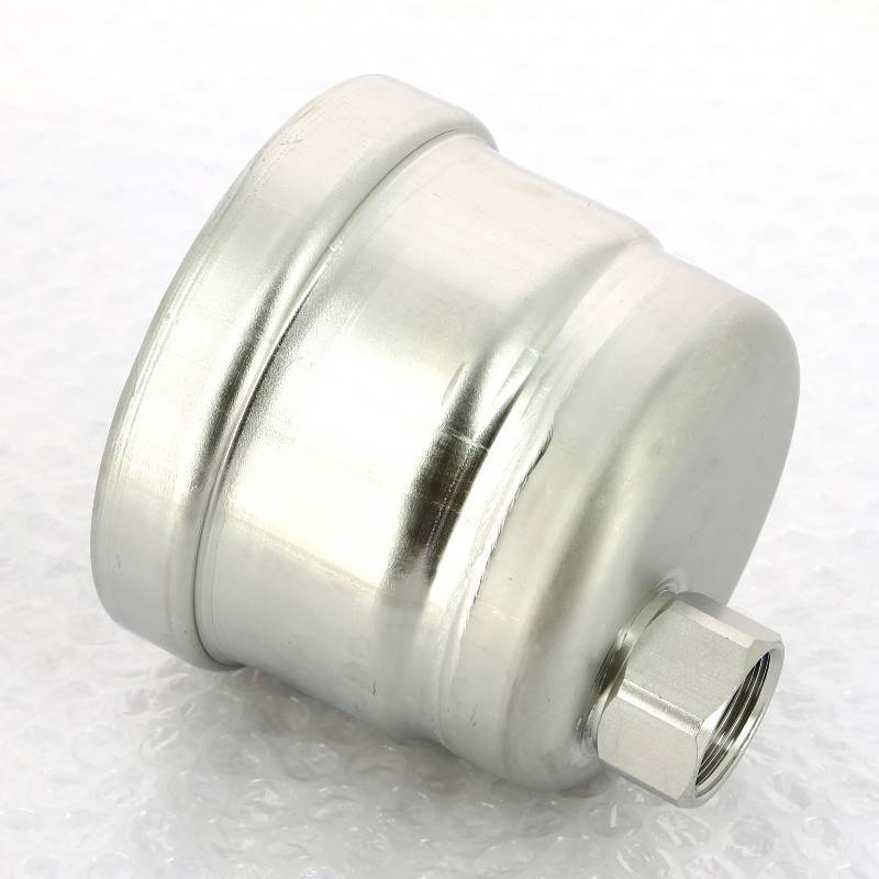 Заглушка Viega Sanpress Inox XL 88.9x3/4 нержавеющая сталь с отверстием ВР 557898