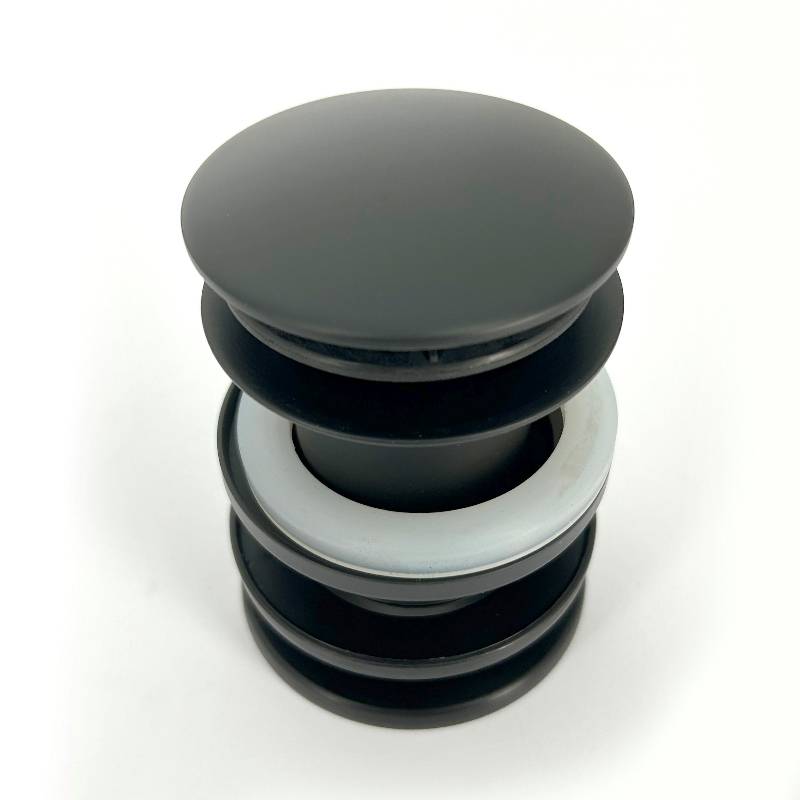 Выпуск McAlpine 60 мм с пробкой выход 1 1/4 черный матовый CWP60-CB-MB